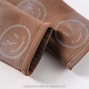 กางเกงวอร์มประดับเพชรเทียม ขายส่ง ราคาถูก คุณภาพพรีเมียม บริการ OEM รับทำโลโก้ สินค้าขายดี ความต้องการสูง - Product Image 5