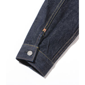 Chaqueta Vaquera de Mezclilla Recubierta de Algodón Orgánico 100% de Fibra Larga, Color Azul Oscuro, Diseño de Color de Hilo Personalizado Disponible, Secado Rápido y Transpirable para Hombre - Product Image 6