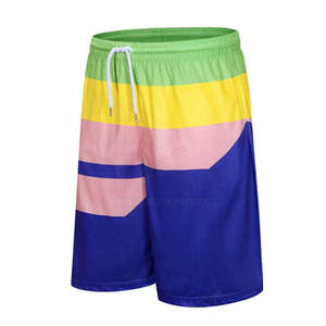 Pantalones cortos de fútbol verdes personalizados al por mayor 2024 servicio OEM de malla de poliéster de doble capa a la venta - Product Image 2