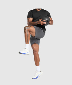 Short de basket-ball sportif personnalisé pour hommes, shorts décontractés de tennis et de randonnée vente en gros - Product Image 5