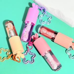 Huile à lèvres hydratante WardaBeauty Bunny, brillance transparente végane, vente directe usine, OEM ODM, porte-clés personnalisé, vente en gros en vrac, pour comptoirs et points de vente - Product Image 5