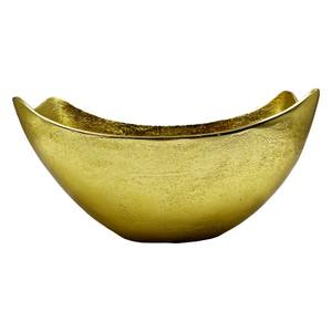 Cuenco moderno de aluminio decorativo dorado hecho a mano con borde ondulado centro de mesa plato de fruta cuenco moderno borde ondulado hecho a mano - Product Image 3