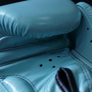 Guantes de Boxeo Fairtex Azules con Logotipo Personalizado al por Mayor, de Alta Calidad, Cuero Genuino, Impermeables y Transpirables para Entrenamiento - Product Image 2