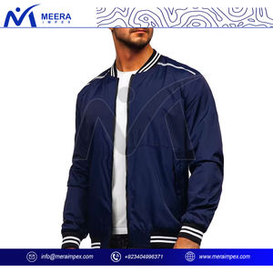 Chaqueta bomber ligera para hombre con capucha extraíble y bolsillos con cremallera, ropa de abrigo resistente al agua para ropa informal para todas las estaciones - Product Image 5