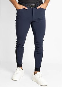 Culottes d'équitation pour hommes de haute qualité, sur mesure, coupe ajustée, matière extensible, respirante, pantalon d'entraînement d'équitation - Product Image 4