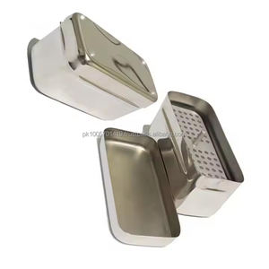 Caja de Esterilización Dental PRF de Acero Inoxidable para Instrumentos Quirúrgicos Manuales, con Cubierta, Aprobada por CE e ISO, Duradera - Product Image 2