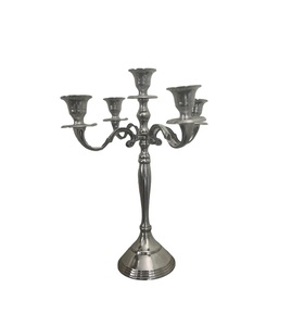 Bougeoir or grands centres de table de mariage candélabre candélabre Super qualité Designer bougeoirs en métal - Product Image 5