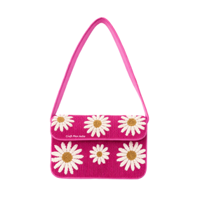 Bolsos de Hombro de Cóctel para Mujer, Hechos a Mano, con Cuentas de Perlas de Avestruz, Estilo Bohemio, Moderno, de Lujo, Ligeros y Ecológicos - Product Image 4