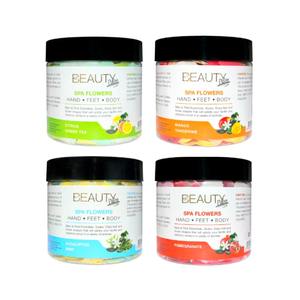 Venta al por mayor de flores de spa de baño de Palma de belleza de etiqueta privada relajante con fragancia aromática - Product Image 1