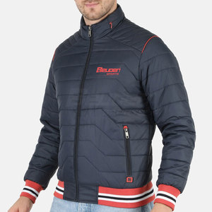 Vestes d'hiver matelassées décontractées de haute qualité fabriquées au Pakistan avec col montant et logo frontal, design personnalisé, vente en gros pour hommes - Product Image 4