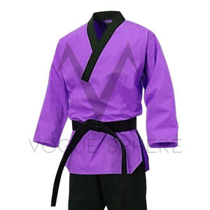 Uniformes de karaté 100% coton à prix de gros bon marché uniformes de karaté de haute qualité personnalisés - Product Image 4