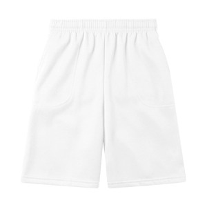 Short de sport vintage en coton éponge polaire Jogger Short de sport personnalisé pour hommes Short d'entraînement solide lavé à l'acide Fitness Corset personnalisé blanc - Product Image 1