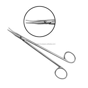 Tijeras quirúrgicas manuales curvas Morse Clase II Herramienta médica de grado profesional duradera y afilada Etiqueta privada OEM certificada CCC - Product Image 4