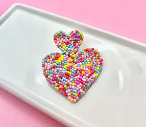 Boucles d'oreilles en perles faites à la main bijoux de mode pour femmes filles broderie de style ethnique inde - Product Image 4