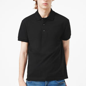 Polo en soie glacée à séchage rapide avec logo personnalisé OEM, broderie, design imprimé, polo à manches courtes en jacquard pour homme - Product Image 6