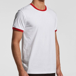 T-shirts Ringer Unisexe Oversize en Coton/Fibre de Bambou avec Logo Personnalisé Imprimé sur la Poitrine – Fournisseur Canada/USA - Product Image 4