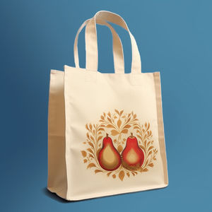 กระเป๋าผ้าใบผ้าฝ้ายสำหรับช้อปปิ้งแบบ100% โลโก้ออกแบบได้ตามที่ต้องการ - Product Image 3