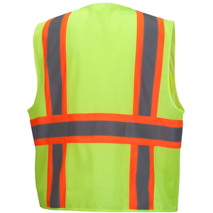 Gilet de sécurité réfléchissant de haute qualité personnalisable, vêtement de travail d'hiver haute visibilité, gilet de sécurité haute visibilité personnalisé - Product Image 5