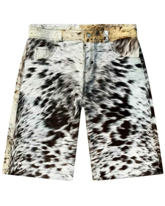 Meilleur prix de gros, shorts décontractés pour hommes, design personnalisé, cuir de vache, motif uni, imperméable, séchage rapide - Product Image 3