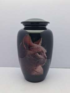 Urne funéraire en aluminium de style américain pour adultes, capacité de 220 pouces cubes, designs personnalisables, prix de gros - Product Image 4