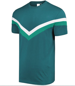 T-shirt personnalisé pour homme en coton 100% de haute qualité, léger, respirant, écologique, coupe classique, fitness, col rond, logo sur le devant, hip hop BD - Product Image 4