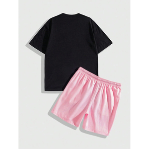 เสื้อพิมพ์ลายแขนสั้นสำหรับผู้ชายเสื้อแนวสตรีทผ้าคอตตอน100% - Product Image 4