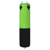 Sac de boxe lourd en cuir PU avec logo personnalisé outil d'entraînement de haute qualité pour hommes pour Gym Fitness sacs de sable à la mode