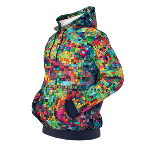 Sudadera con capucha de sublimación para hombre de poliéster 100% de la mejor calidad, ropa de invierno e impresa hecha a medida, suministro al por mayor - Product Image 2
