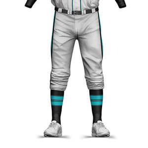Unisex Breathable Plus Size Full Set Baseball Uniform From Pakistan Custom Team <b>Name</b> Jersey Pants Softball Wear 100% Polyester - Product Image 5