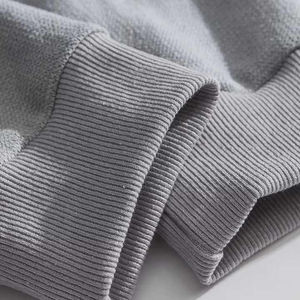 Camiseta de Manga Larga Unisex de Corte Regular, Holgada, con Hombros Caídos, 100% Algodón, Doble Capa, Antiarrugas, Transpirable, Informal - Product Image 5