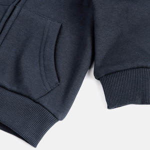 Sweat-shirt à capuche en coton avec logo personnalisé, broderie 3D, style zippé, polaire chaud, pour hommes et femmes, fournisseur direct d'usine OEM - Product Image 3