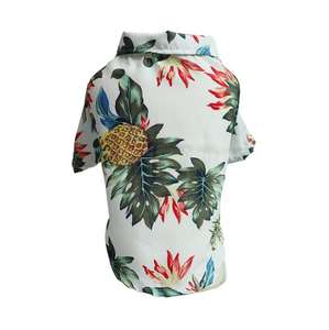 เสื้อยืดผ้าฝ้ายออกแบบได้ตามต้องการสำหรับสุนัขขนาดเล็กไซส์กลางไซส์ XL เสื้อผ้าสุนัขลายทางสีรุ้งและอุปกรณ์เสริมสวย - Product Image 3