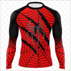 เสื้อเชิ้ตผู้ชายแขนยาวสําหรับผู้ชายการออกแบบที่ดีที่สุด โลโก้ที่กําหนดเอง เสื้อกีฬาผู้ชายแห้งเร็วยามผื่น OEM - Product Image 1