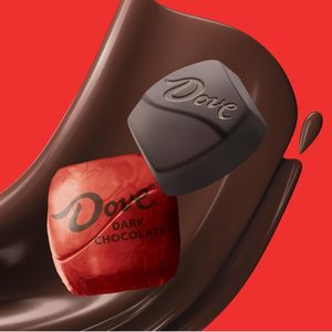 Bonbons au chocolat noir Dove Promises pour la fête des mères, emballés individuellement, sachet de 7,61 oz - Product Image 6