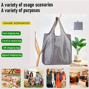 Bolsa de Compras Plegable de Gran Capacidad, Resistente, de Poliéster, Ecológica y Reutilizable para <span class=keywords><strong>Supermercado</strong></span>, Venta al Por Mayor SHINY - Product Image 3