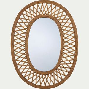 Fabricante superventas elegante diseño ratán espejo colgante pared hecho a mano redondo forma maquillaje espejos innovador - Product Image 6