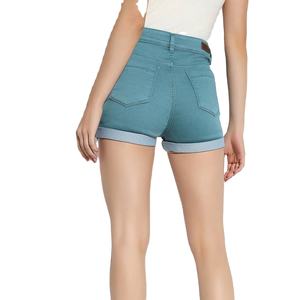 กางเกงยีนส์ขาสั้นผู้หญิงขายดี เอวสูง ระบายอากาศ ทรงเข้ารูป มีทุกขนาด แฟชั่น - Product Image 4