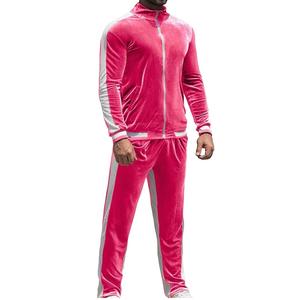 Cremallera de talla grande Unisex personalizable Spandex/Nylon chándal de Invierno 2 piezas Jogging Gym Fitness Wear Windbreaker Chándal Set - Product Image 1