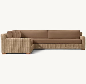 Sofá Modular de Estilo Provenzal con Brazos Ajustables, Personalizable, Muebles de Exterior, Sofá de Jardín para Patio, Precio de Fábrica - Product Image 2