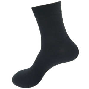Nouveauté Chaussettes mi-hautes respirantes pour hommes en coton tricoté uni, résistantes à la saleté, antidérapantes, pour le quotidien, les loisirs et le travail en été - Product Image 2