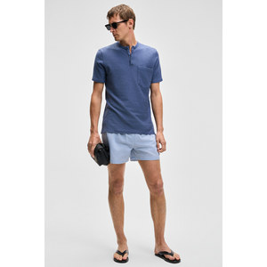 GRIMELANGE ERMAC T-Shirt da Uomo con <span class=keywords><strong>Collo</strong></span> alla Coreana e Maniche Corte con Bottoni - Product Image 4
