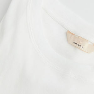 Sudadera de cuello redondo con bordado liso Unisex en blanco de felpa francesa personalizada Sudadera de cuello redondo de gran tamaño para mujer - Product Image 5