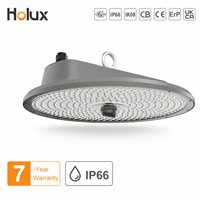 Lámpara LED High Bay UFO de 75 a 150W, con Lente de PC Liteon 5050, Aluminio Fundido a Presión, 200lm/W, Garantía de 7 Años, IP66 IK08, desde Almacén en Alemania