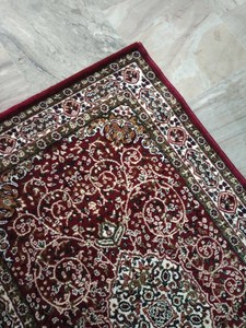 Tapis de laine brodé à la main indien utilisation de tapis pour la maison et le restaurant tapis de sol disponible à la taille personnalisée - Product Image 2