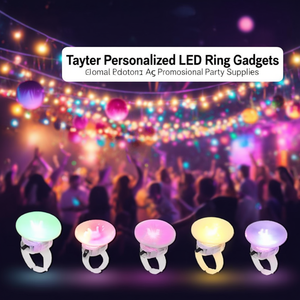 Anelli LED Personalizzati Tayter, Gadget Promozionali per Feste - Product Image 3
