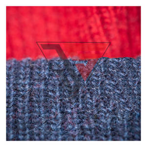 Gorro de punto de moda Unisex de dos colores gorro personalizado gorro de lana 100% al por mayor gorro de invierno de punto de alta calidad - Product Image 2