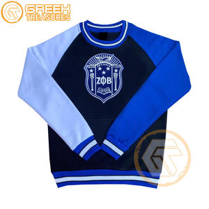 Sudadera de Forro Polar Personalizada al por Mayor para Mujer, Bordada con el Logotipo de Zeta Phi Beta, Transpirable, de Algodón - Product Image 2