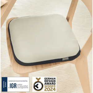 Cuscino per seduta Active-Balance in tessuto grigio chiaro - Product Image 6