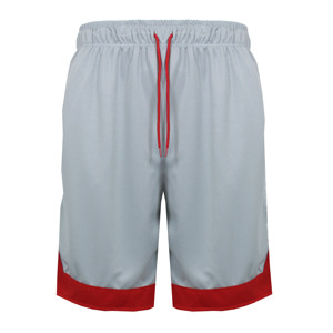 Shorts de sport décontractés pour hommes, taille mi-haute, respirants, écologiques, anti-humidité, en maille, avec cordon de serrage et poches - Product Image 5