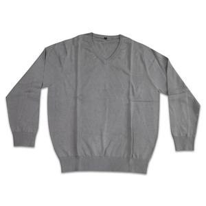 Suéter de algodón 100% con cuello en V para hombre de nuevo estilo, suéter para hombre - Product Image 1